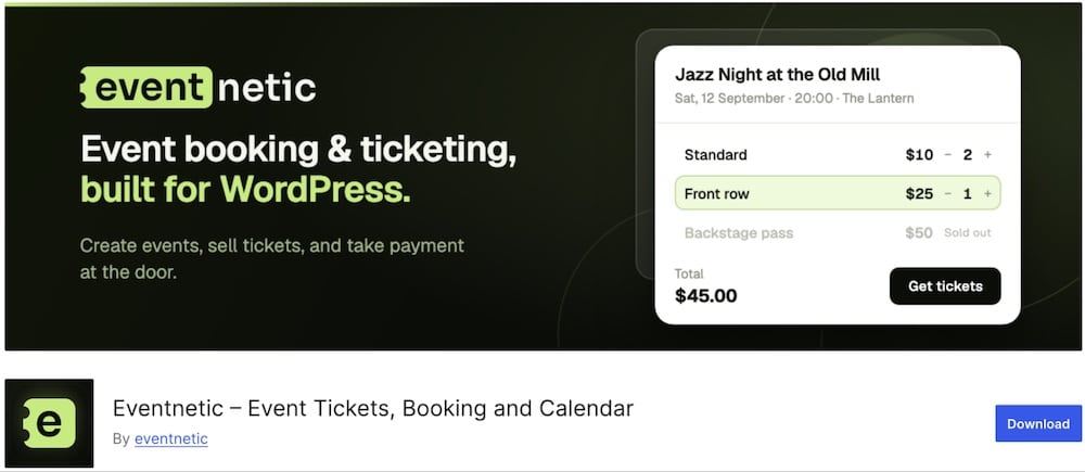 eventnetic wordpress plugin
