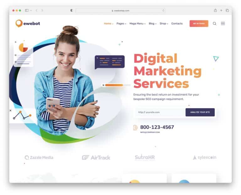 14 Best Digital Agency WP Themes To Impress Clients (2026)