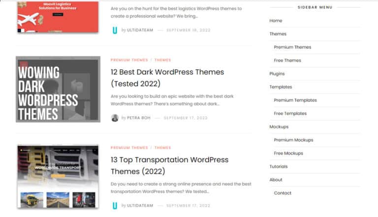 How to Add a Sidebar Menu in WordPress in Minutes