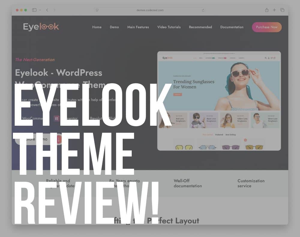 eyelook wordpress theme review