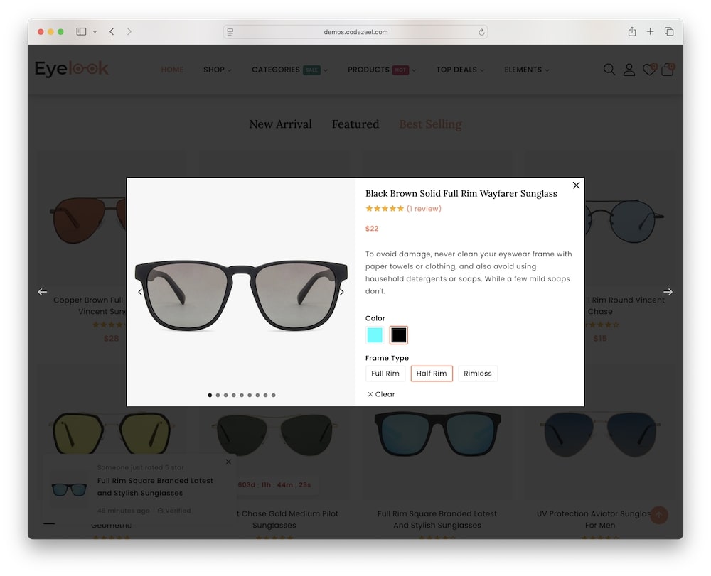 eyelook wordpress theme ecommerce ready design