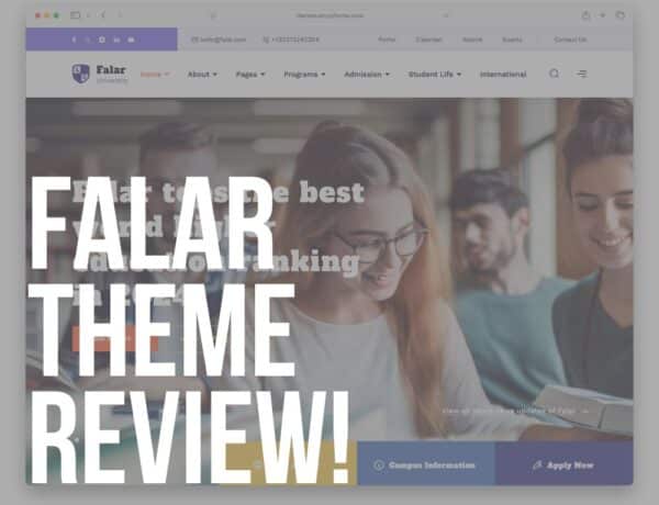 falar wordpress theme review