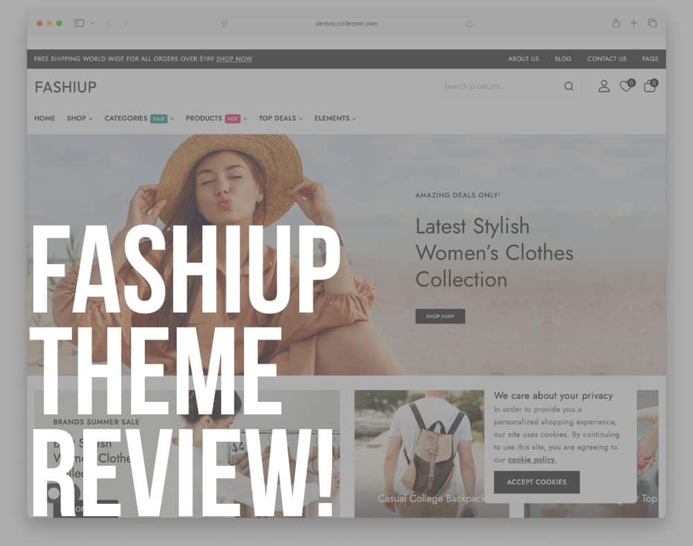 fashiup wordpress fashion and apparel theme review