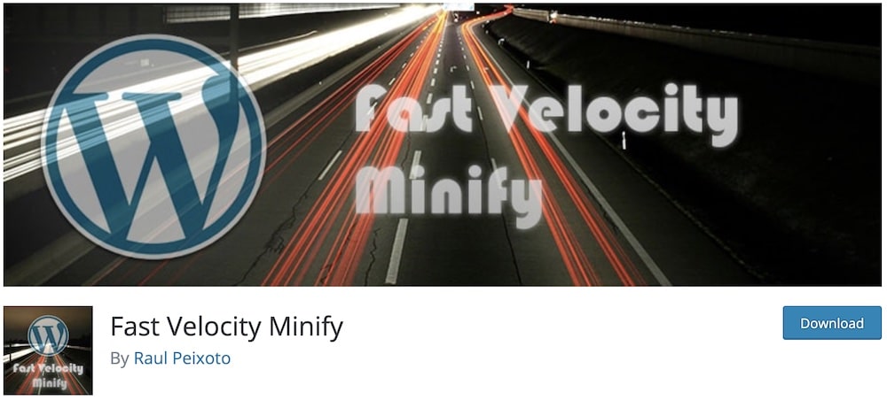 fast velocity minify free wordpress plugin