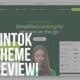 fintok wordpress financial theme review