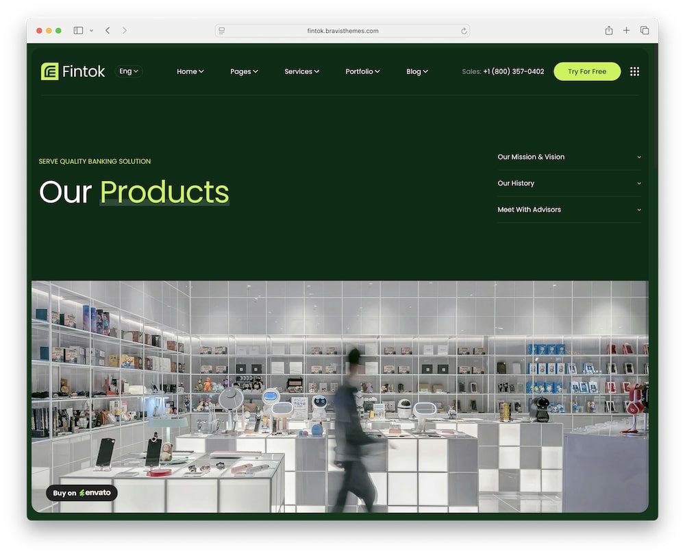 fintok wordpress theme woocommerce integration