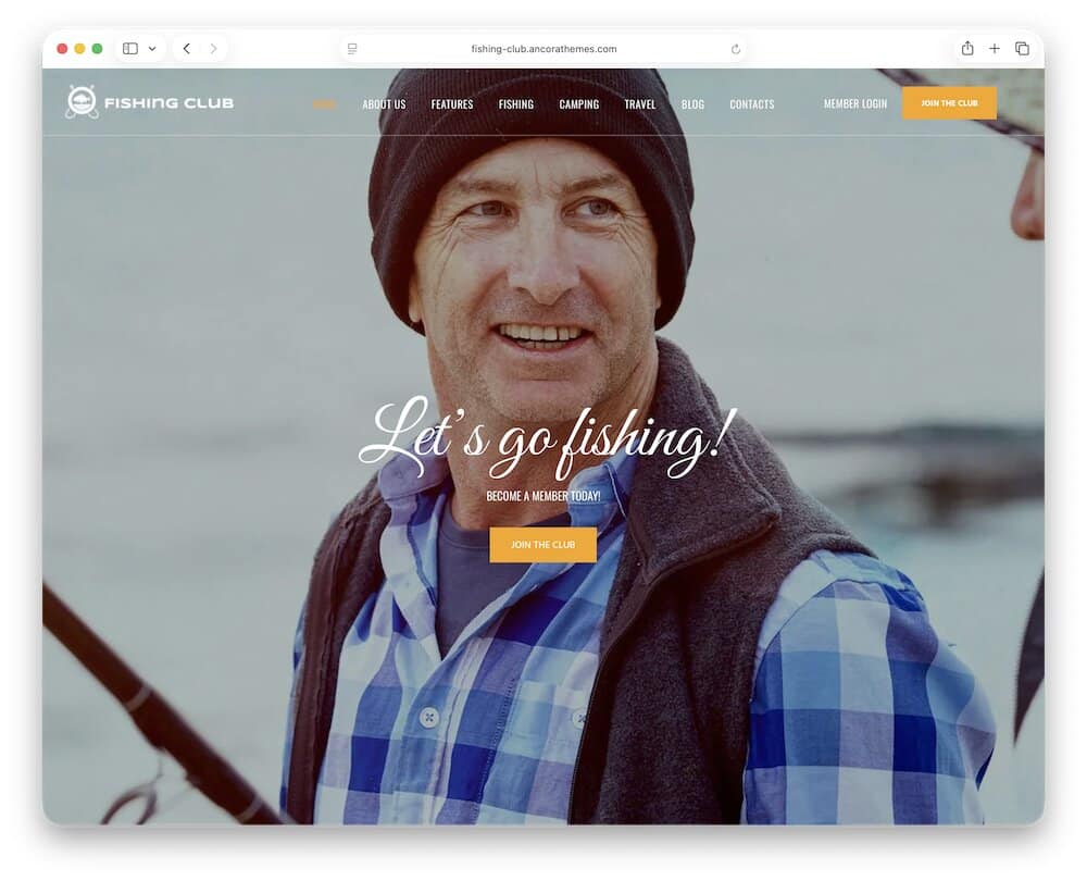 fishingclub fishing store wordpress theme