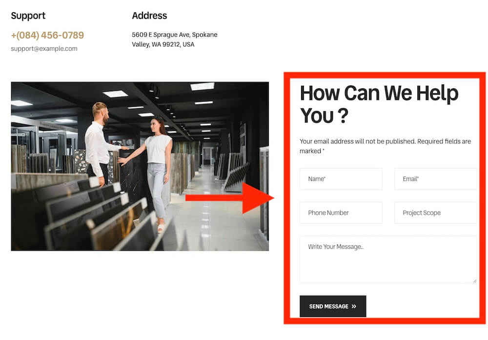 flooring quote request forms