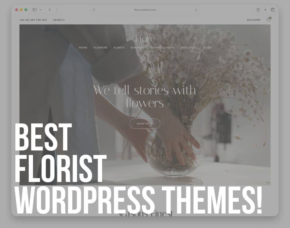 best florist wordpress themes