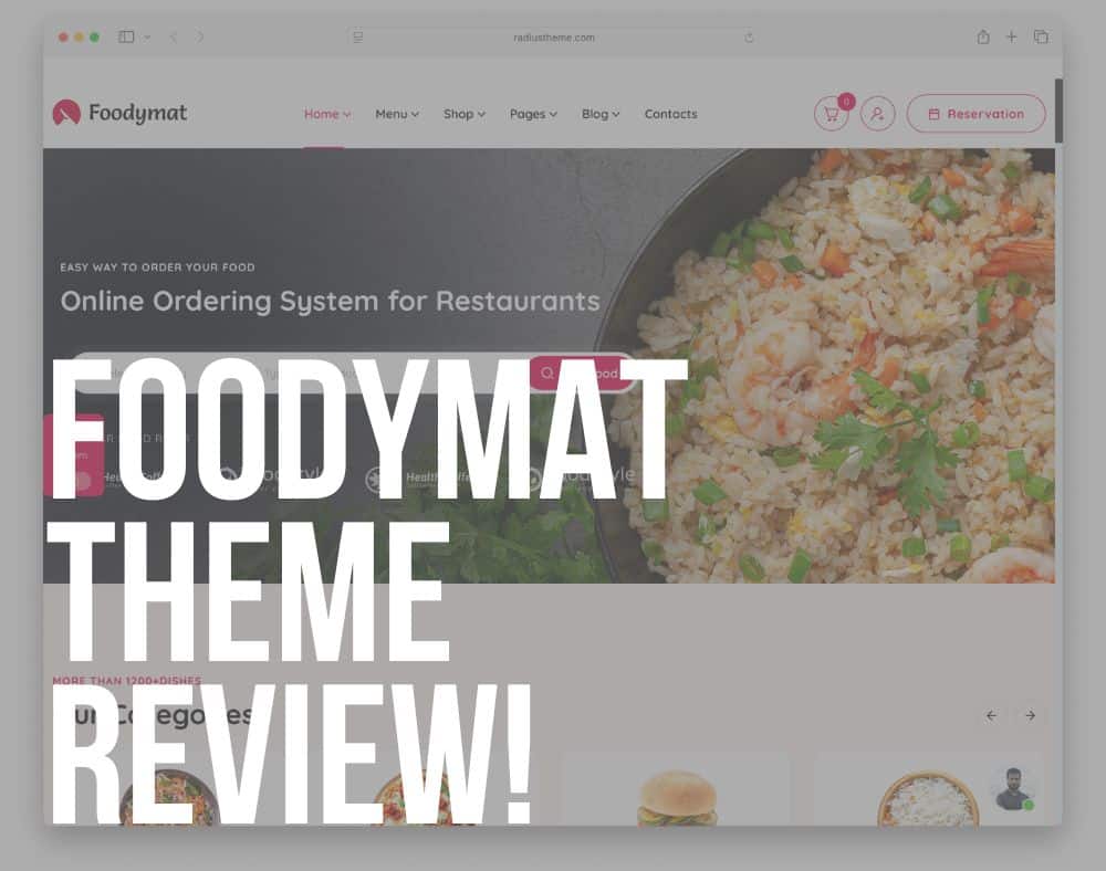 foodymat wordpress theme review