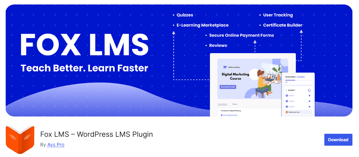 foxlms wordpress plugin
