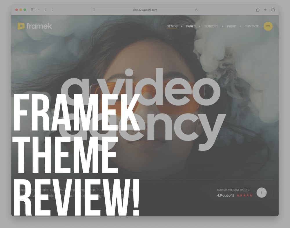 framek wordpress theme review
