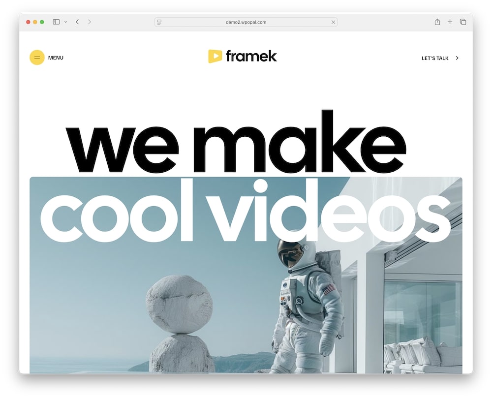 framek wordpress theme test 1