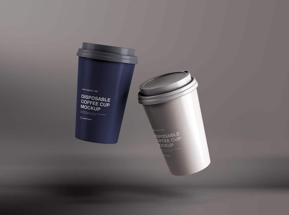 Reusable Coffee Cup Mockup - Free Download Images High Quality PNG