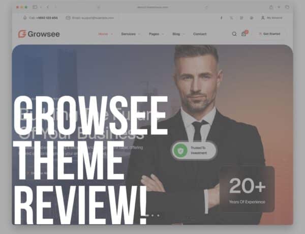 growsee wordpress theme review