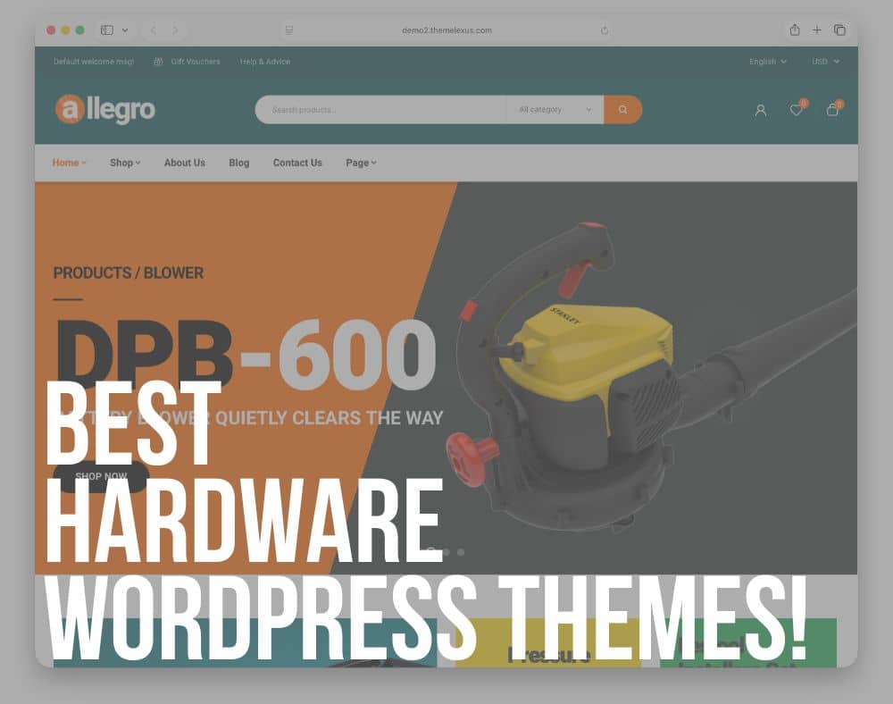best hardware store wordpress themes