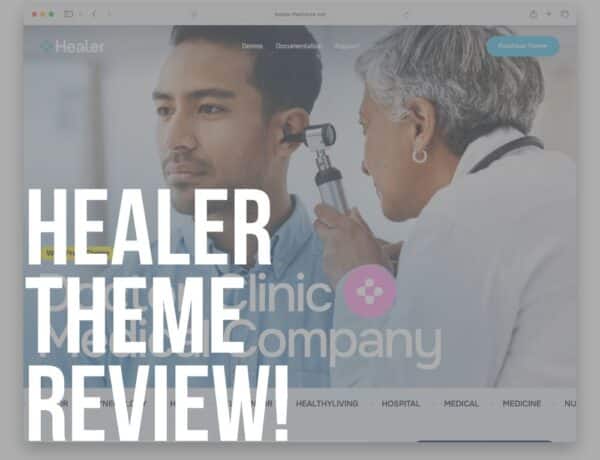 healer wordpress theme review