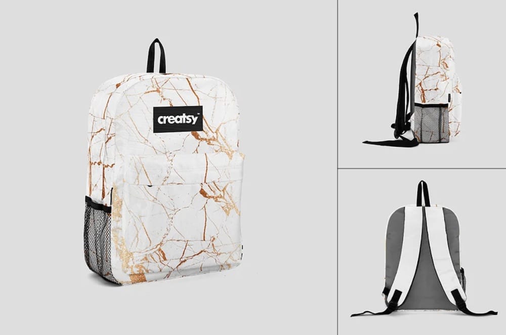 hiking backpack mockup