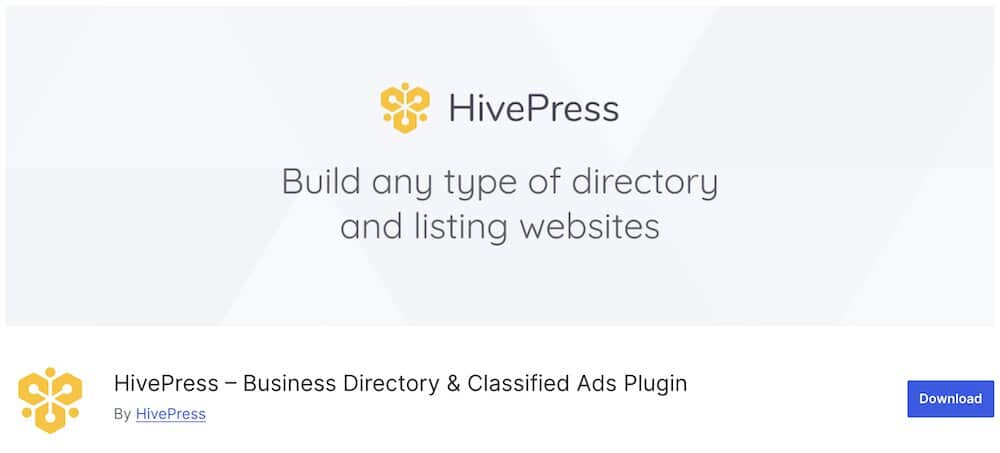 hivepress free wordpress directory plugin