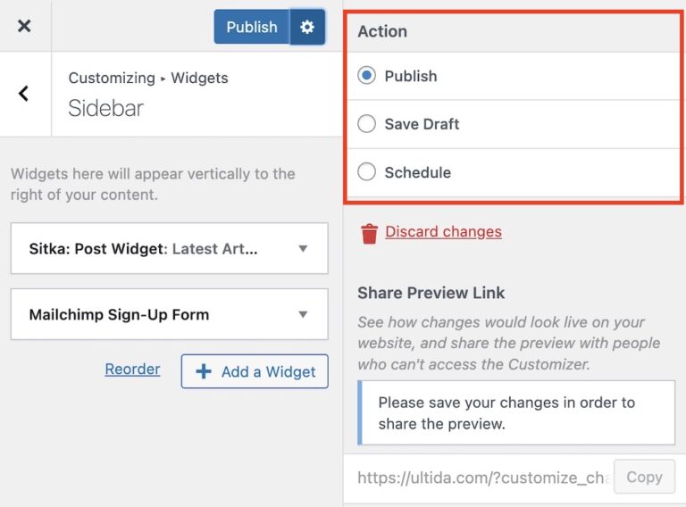 How To Add A Sidebar In WordPress? ULTIDA