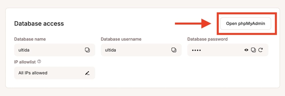 how to export wordpress database