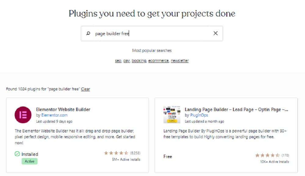 how to find free wp plugins