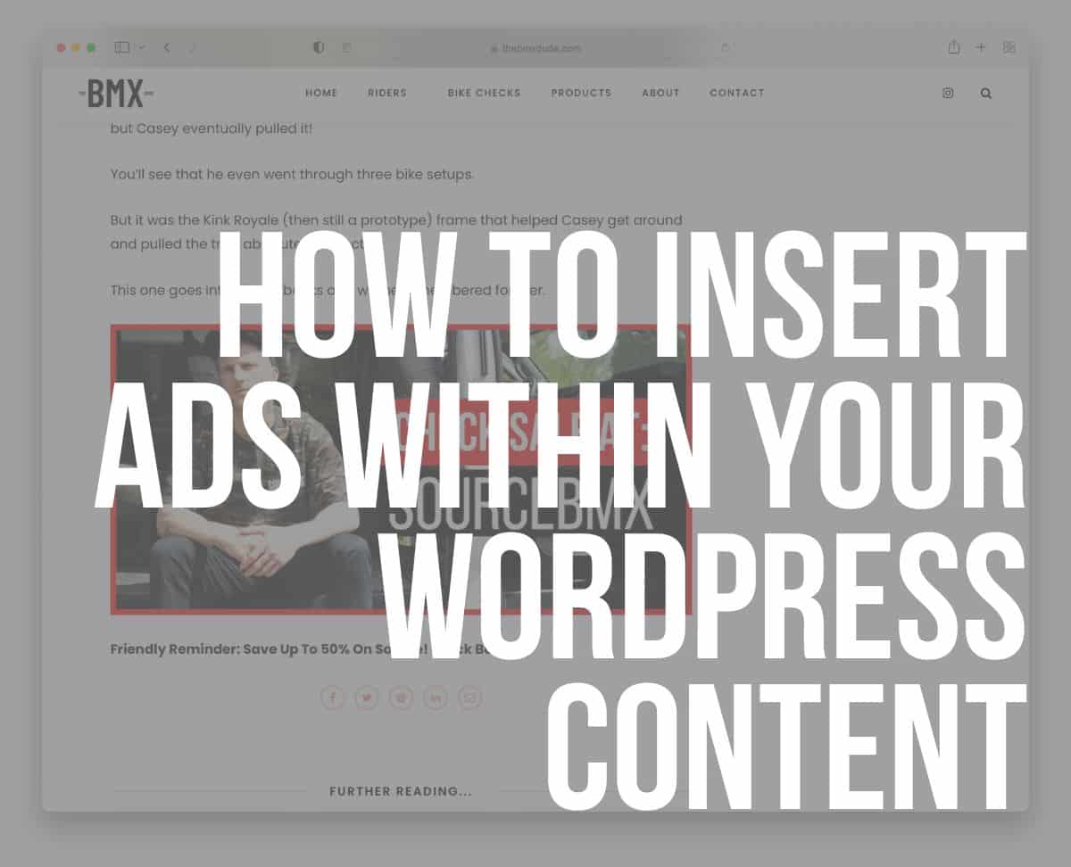 How To Insert Ads Within Your WordPress Content? ULTIDA