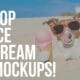 ice cream mockups