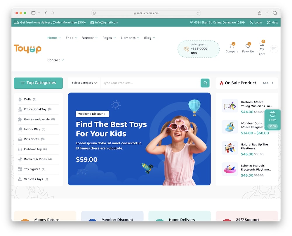 is toyup the rtight theme for your toy store