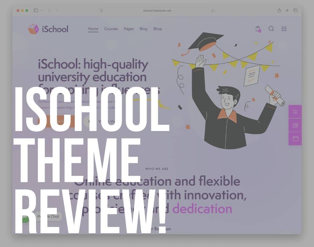 ischool wordpress theme review