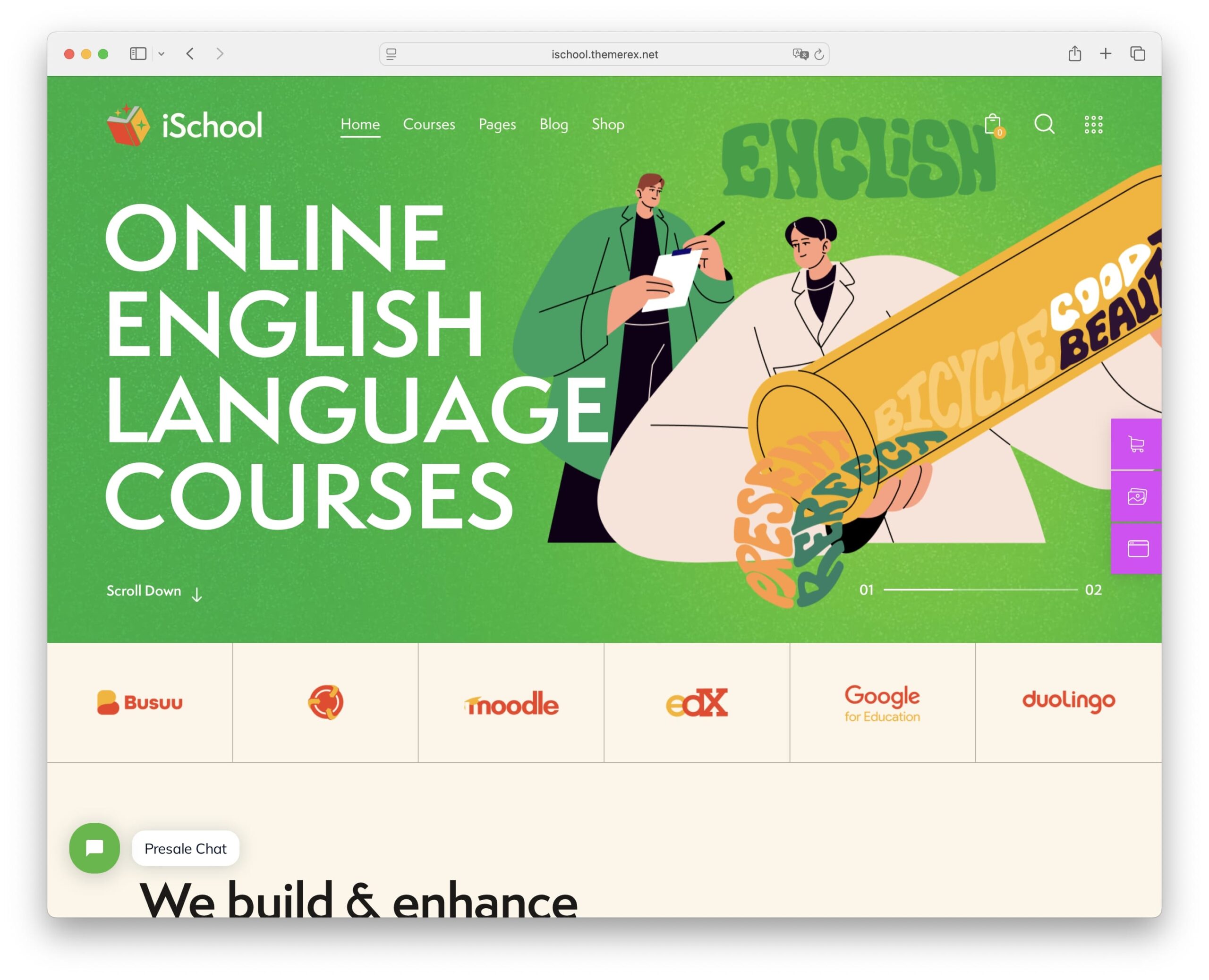 ischool wordpress theme test