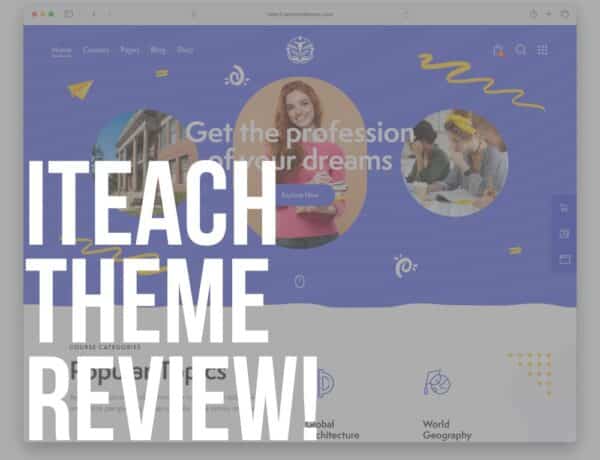 iteach wordpress theme review