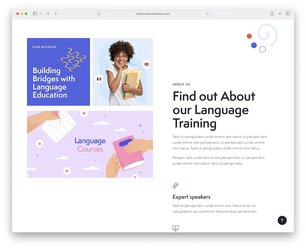 iteach wordpress theme test