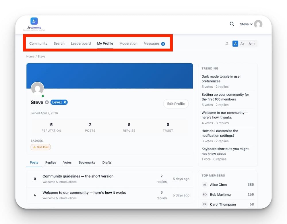 jetonomy pro wordpress forum plugin