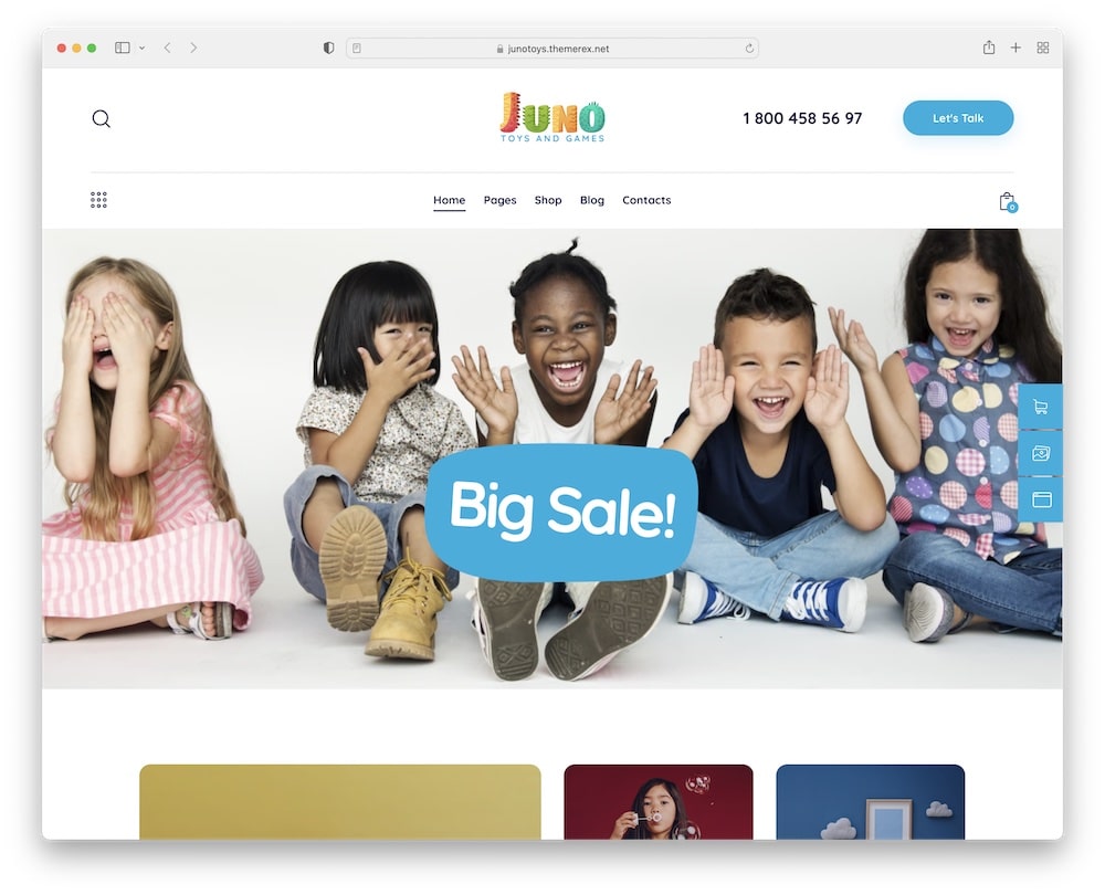 juno wordpress baby shop theme