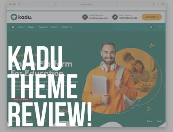 kadu wordpress theme review