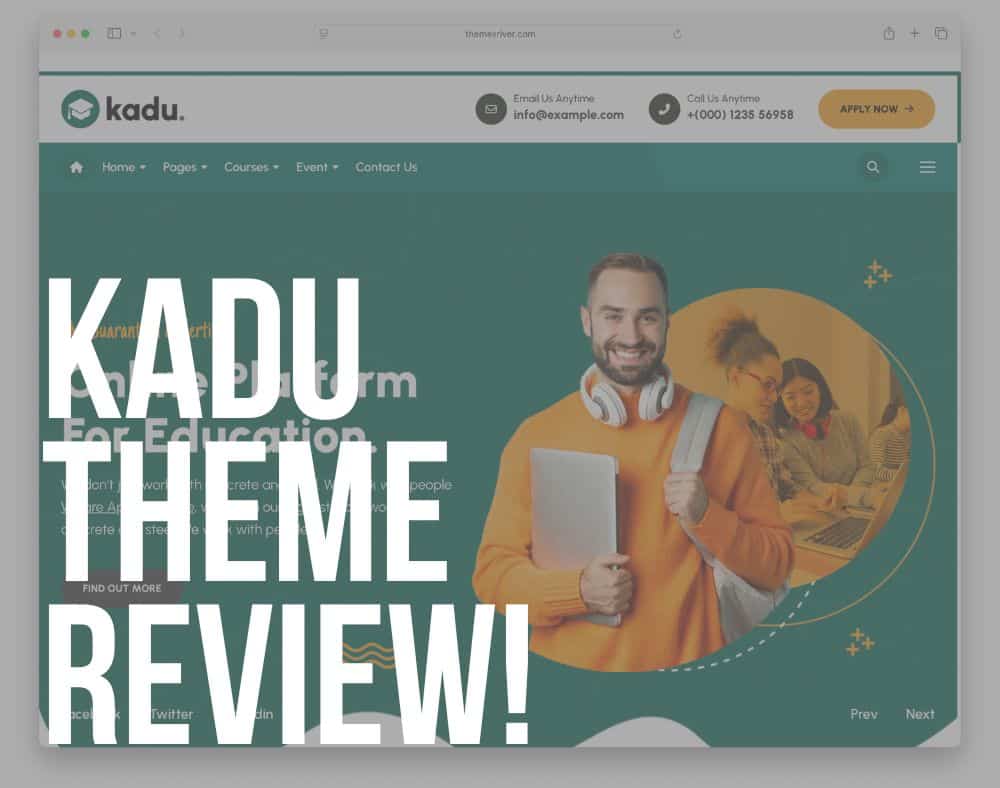 kadu wordpress theme review