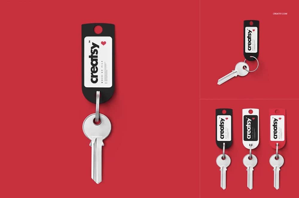 key tags mockup