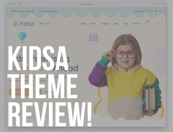 kidsa wordpress theme review
