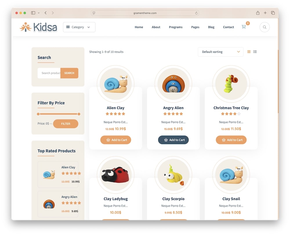 kidsa wordpress theme woocommerce ready