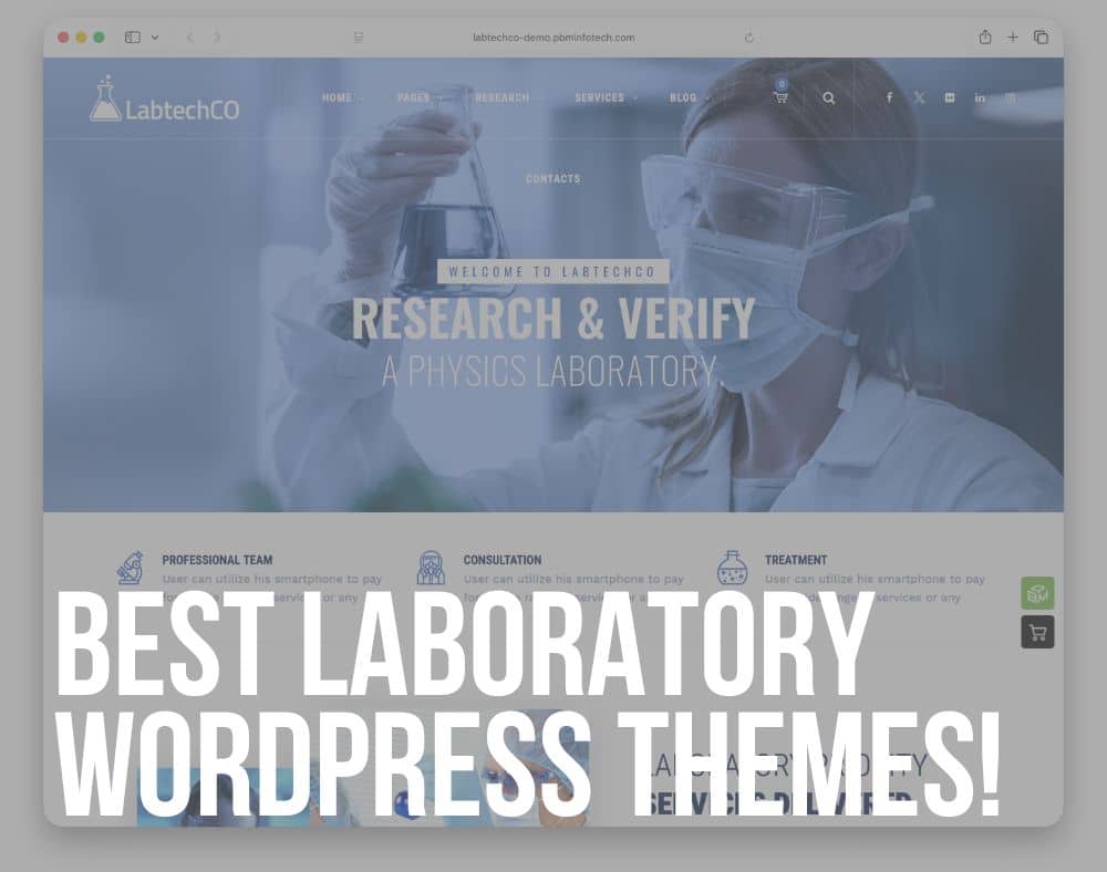 best laboratory wordpress themes