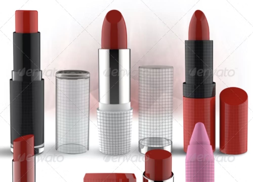 lipstick psd mockup