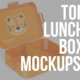 lunch box mockups