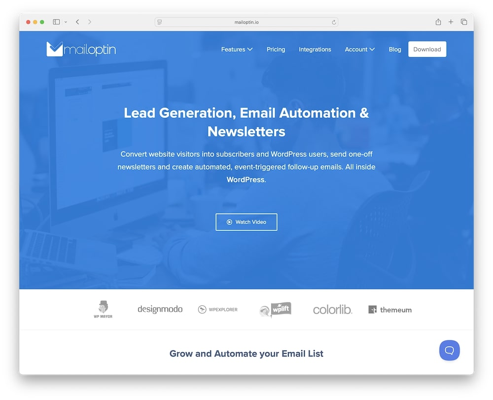 mailoptin popup wordpress plugin