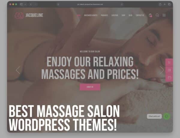 best massage salon wordpress themes