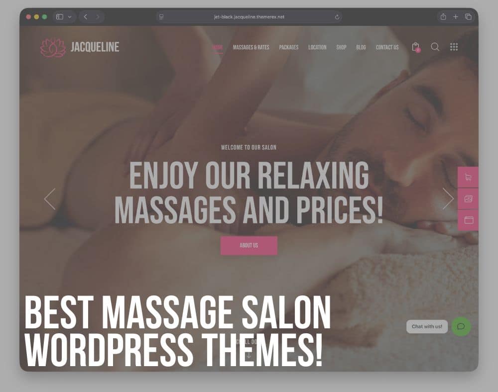best massage salon wordpress themes