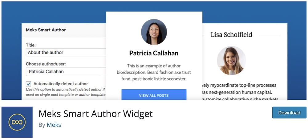 meks smart author widget for wp