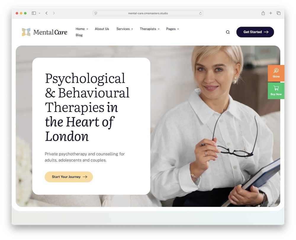 mental care wordpress theme