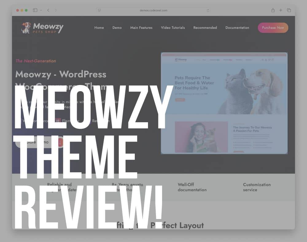 meowzy wordpress theme review