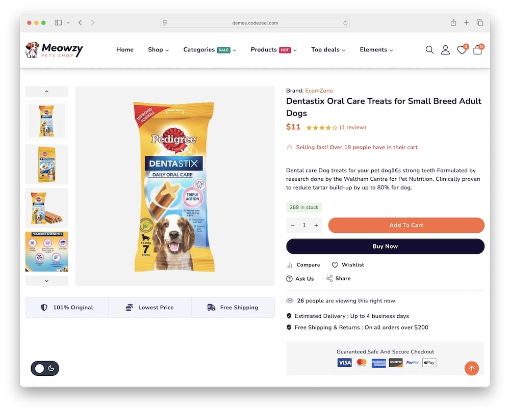 meowzy wordpress theme product shop layouts
